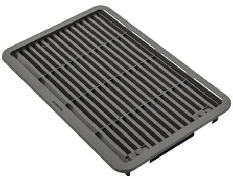 Ventilasjonsrist LS330 grå 278x438 mm for bobil - Dometic forfra