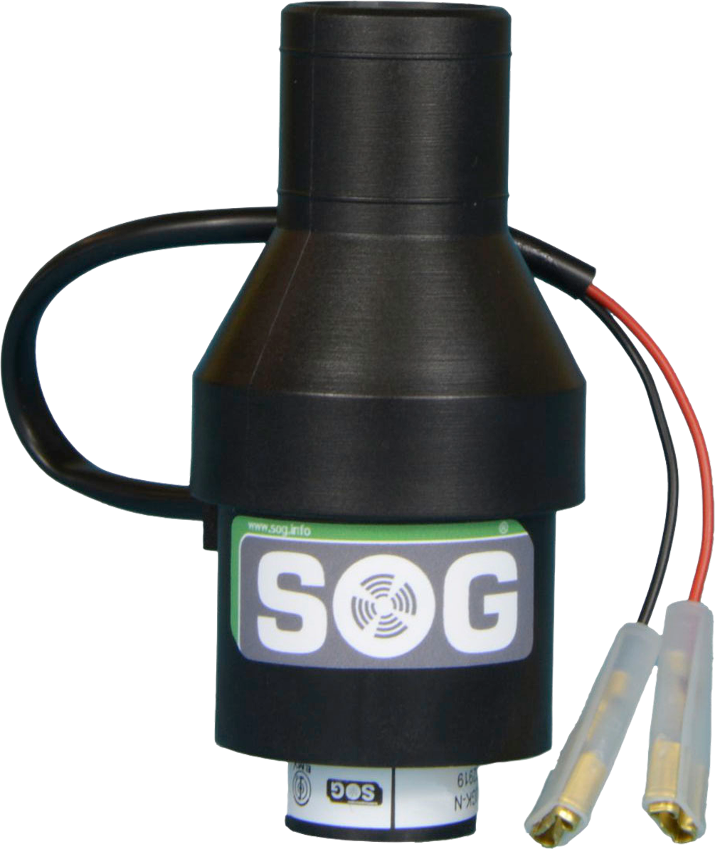 Ventilasjonsvifter for gulvvariant SOG II 0,84W fra SOG, forfra