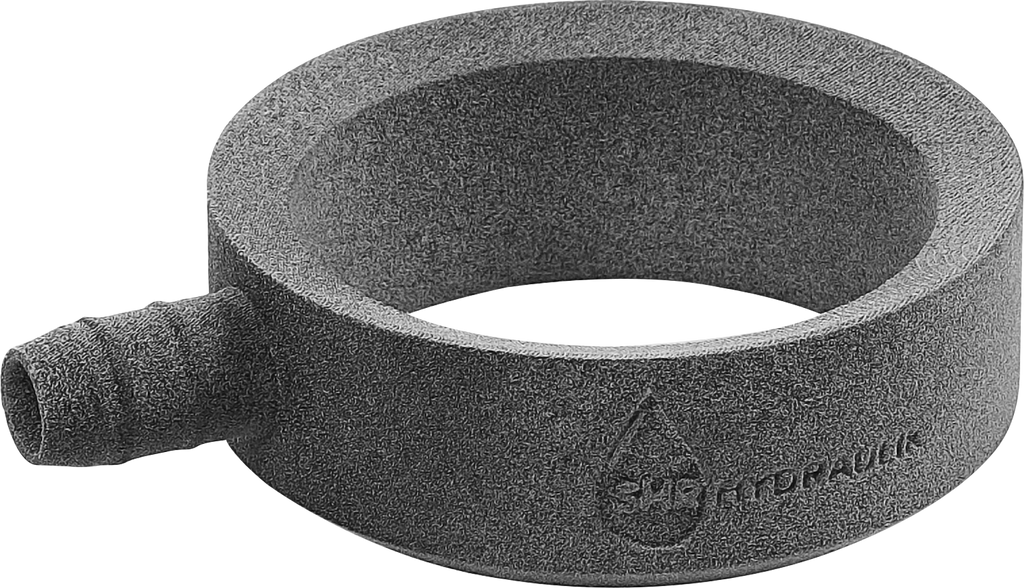 Ventileringsring for raskere vannavløp 60 mm diameter - SHR forfra