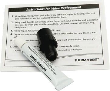 Ventilreparasjonssett for klassiske ventiler ABS Therm-a-Rest detalj