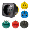 Verdensreiseadapter Stecky med 5 landmoduler detalj