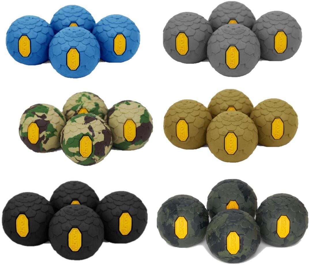 Vibram kuleføtter 45 mm for campingstoler forfra