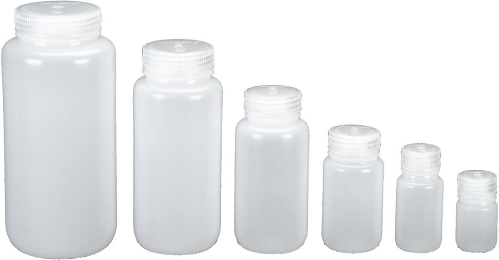 Vidhalseflaske rund i polyetylen 30-1000 ml Nalgene forfra