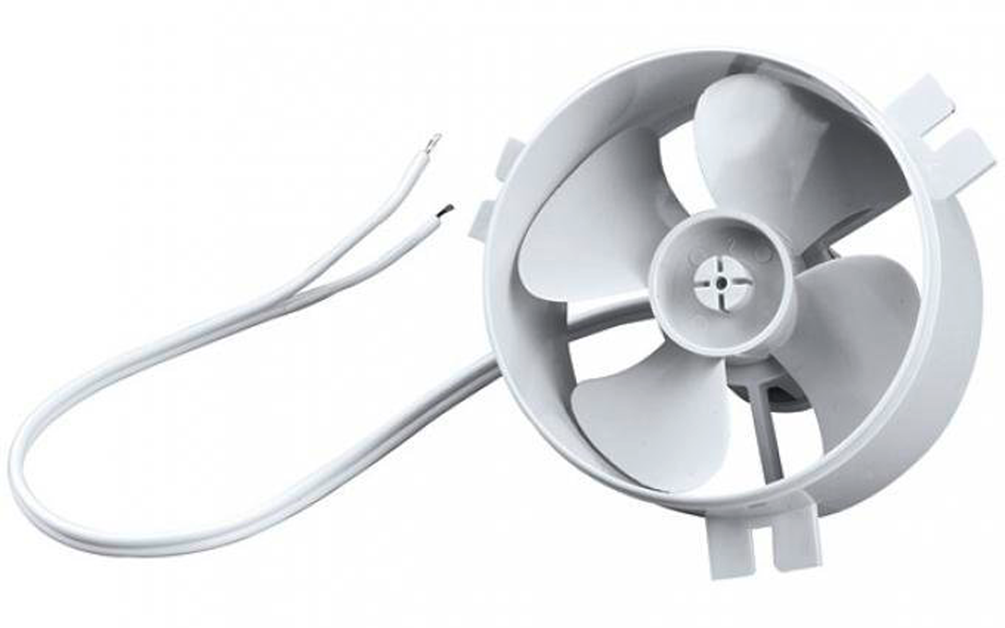Vifte 12V 8 cm diameter 60 m³/t 7W med kabel - Comet forfra