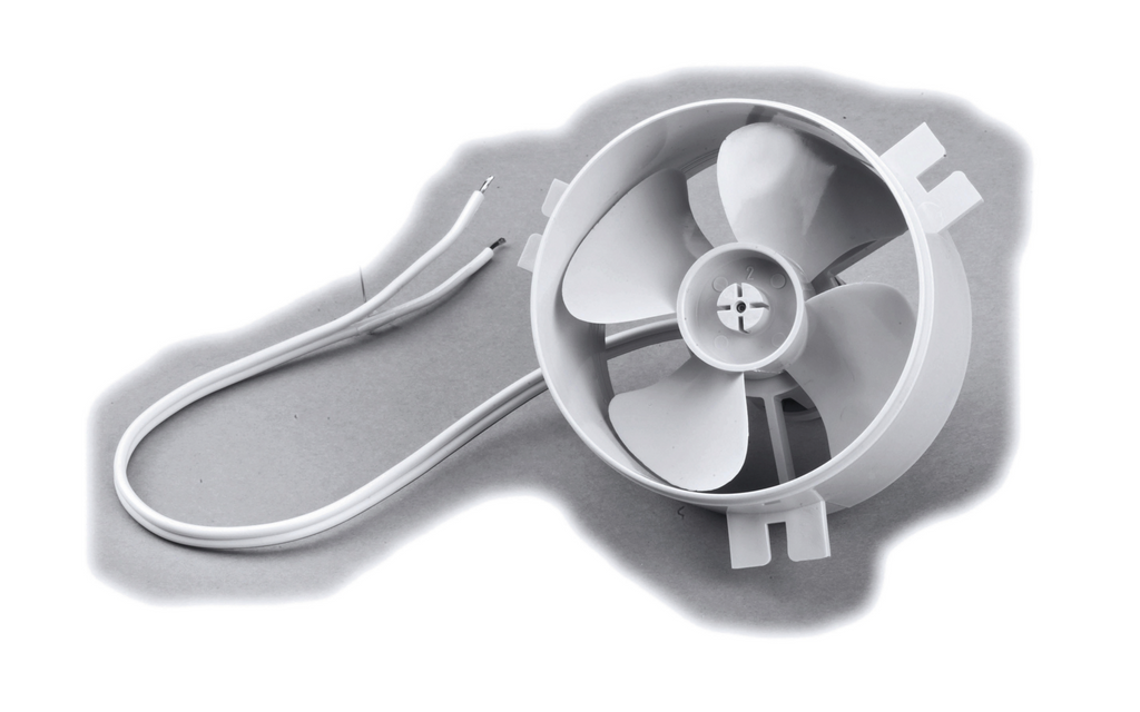 Vifte 12V 8 cm diameter 60 m³/t 7W med kabel - Comet detalj
