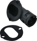 Vifteflens for ventilasjon av skilletoalett 40 mm dybde - Biotioo forfra