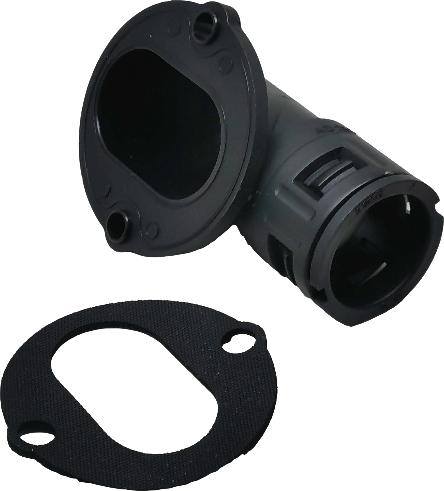Vifteflens for ventilasjon av skilletoalett 40 mm dybde - Biotioo forfra