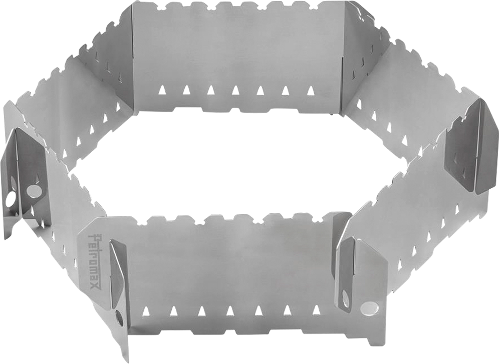 Vindskjerm for bålpanner og Dutch Oven ft6-ft12 forfra