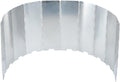 Vindskjerm for gasskoker sammenleggbar aluminium 83,5x24 cm - Camp4 forfra