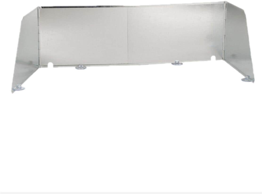 Vindskjerm justerbar 40-70 cm stål - Bo-Camp bakside