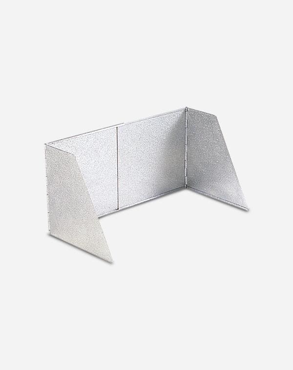 Vindskjerm P/259 for gasskoker justerbar 39-62 cm aluminium forfra
