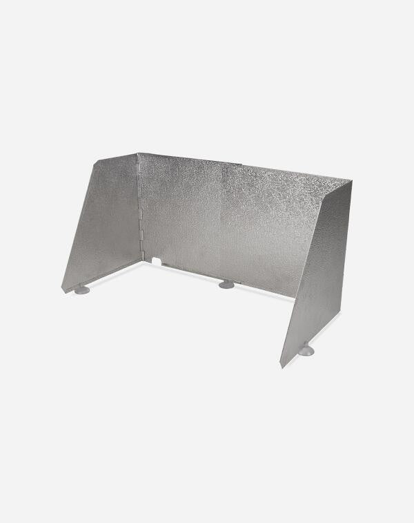 Bakside av Vindskjerm P/259 for gasskoker justerbar 39-62 cm aluminium