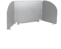 Vindskjerm universal stål 112x26 cm sammenleggbar front