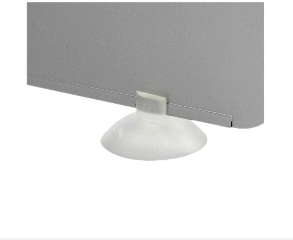 Vindskjerm universal stål 112x26 cm sammenleggbar sammenfoldet