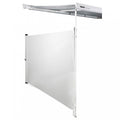 Vindskjerm Windscreen 300x150 cm for markise fra Thule montert utendørs