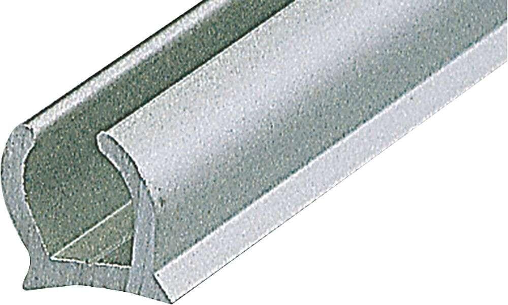 Vindskjermsskinne i aluminium 1 m sølv - Thöni for bobil