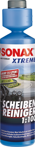 Vindusrens XTREME 1:100 sommerkonsentrat 25 liter - Sonax flaske for klar sikt