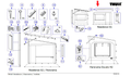 Vindusstang til Thule Safari Room / Residence forfra