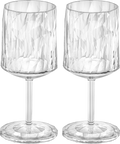 Vinglass 200 ml 2-pk crystal clear i termoplast forfra