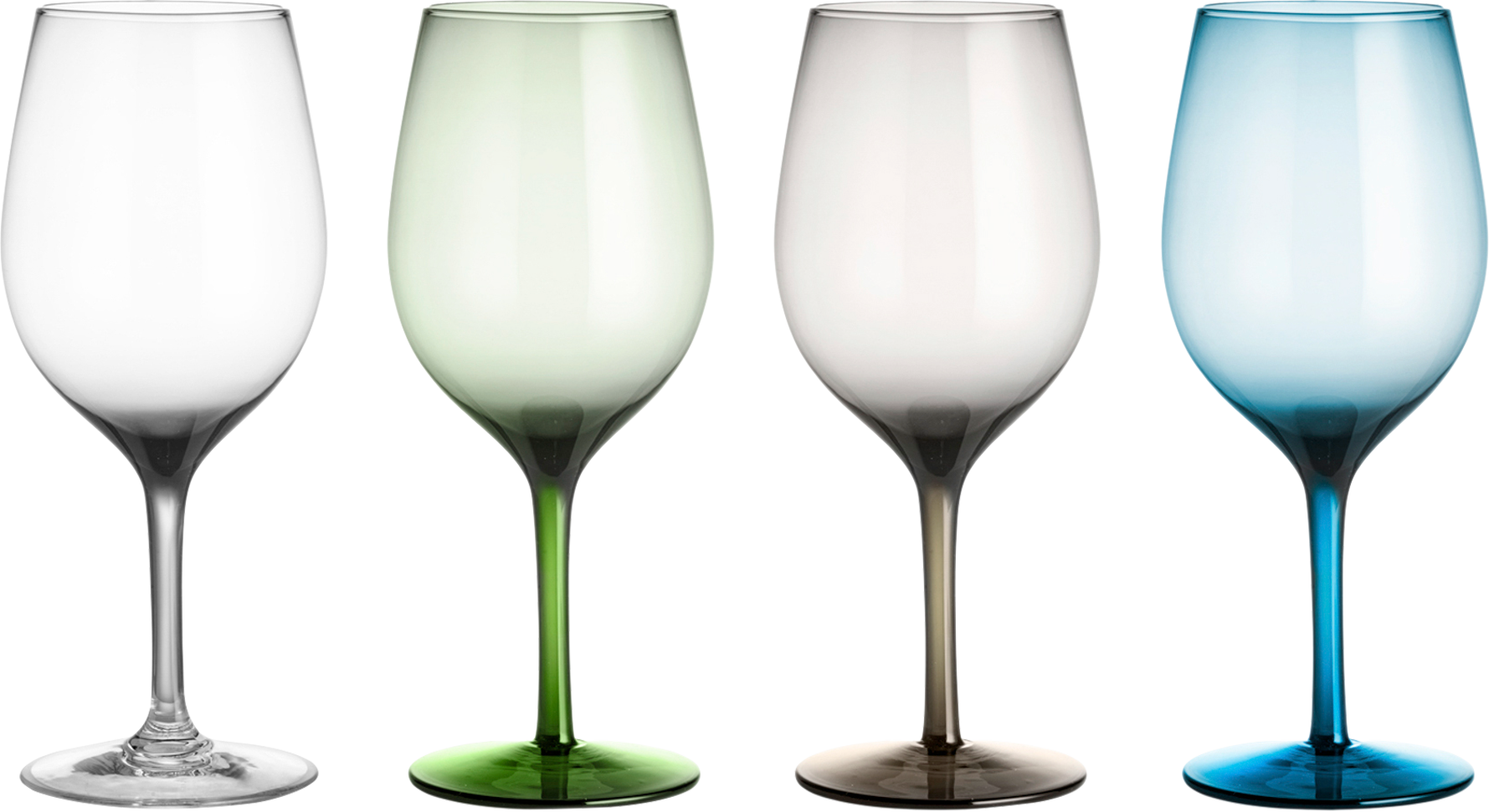 Vinglass 4-pk for ONDA/JAZZ melamin fra Brunner