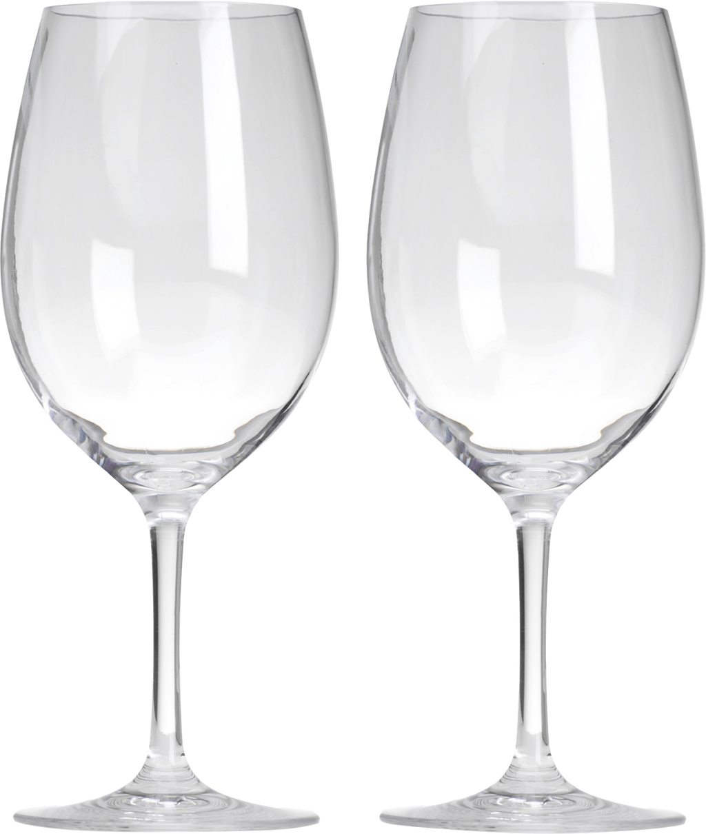Vinglass 530 ml 2-pack polykarbonat Flamefield forfra