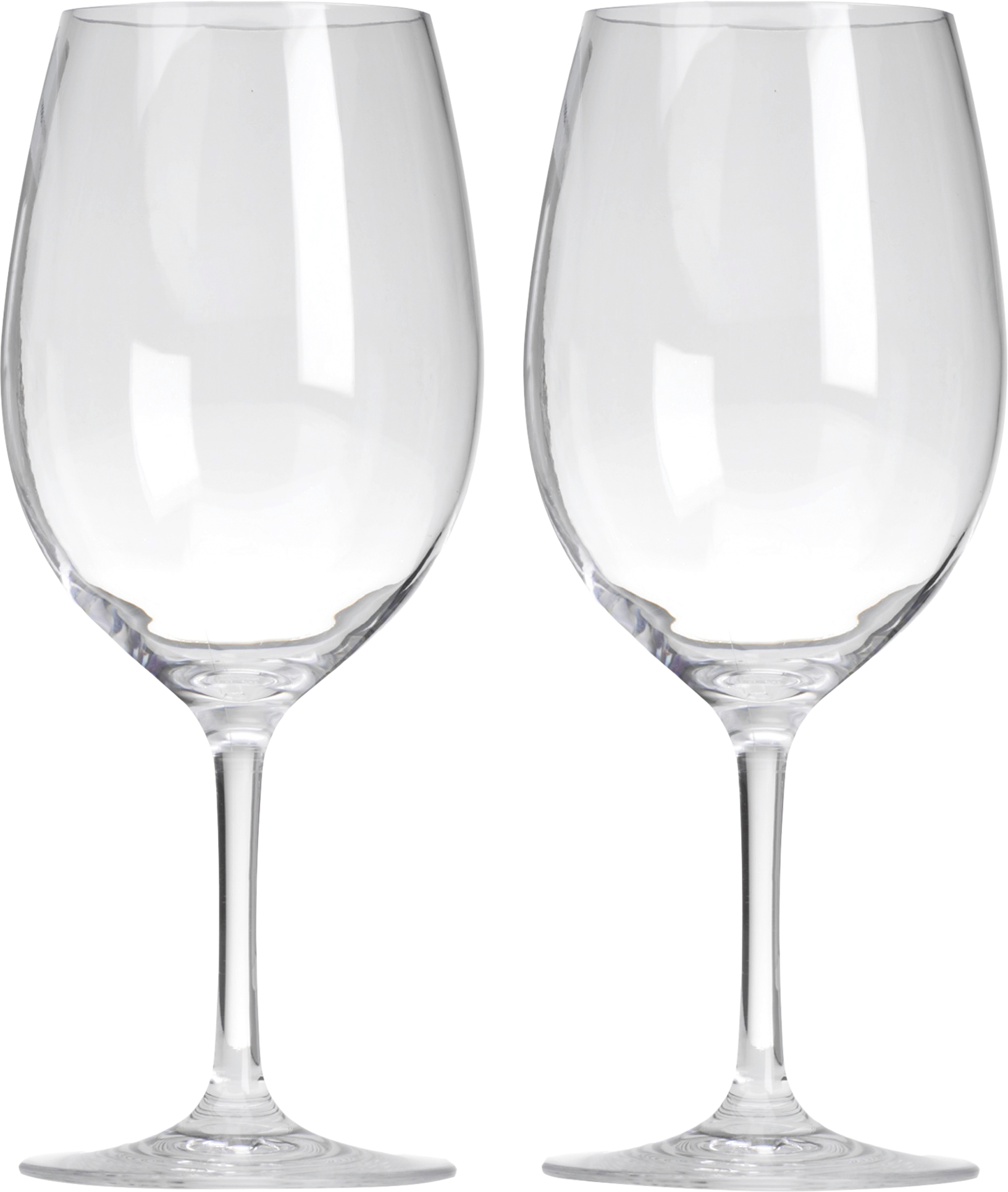 Vinglass 530 ml 2-pack polykarbonat Flamefield forfra