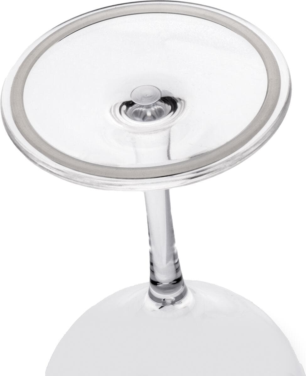 Vinglass Classic 2-pack 530 ml polykarbonat antiskli nærbilde av antiskli-fot
