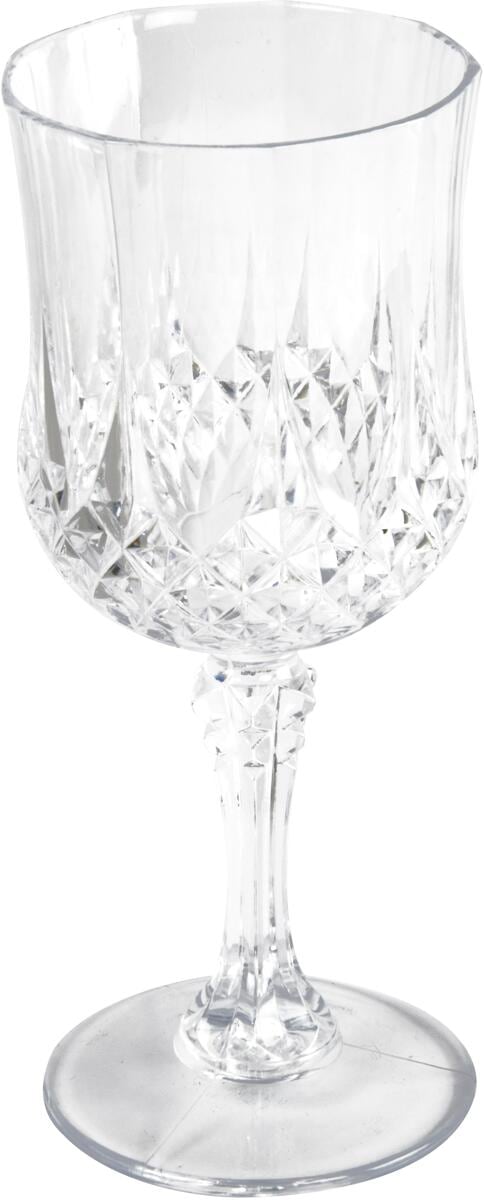 Vinglass med krystalleffekt 200 ml 6-pack i plast - Alpina forfra