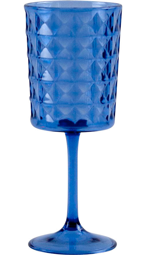Vinglass i plast Stone Line Azur 400 ml SAN Gimex for camping