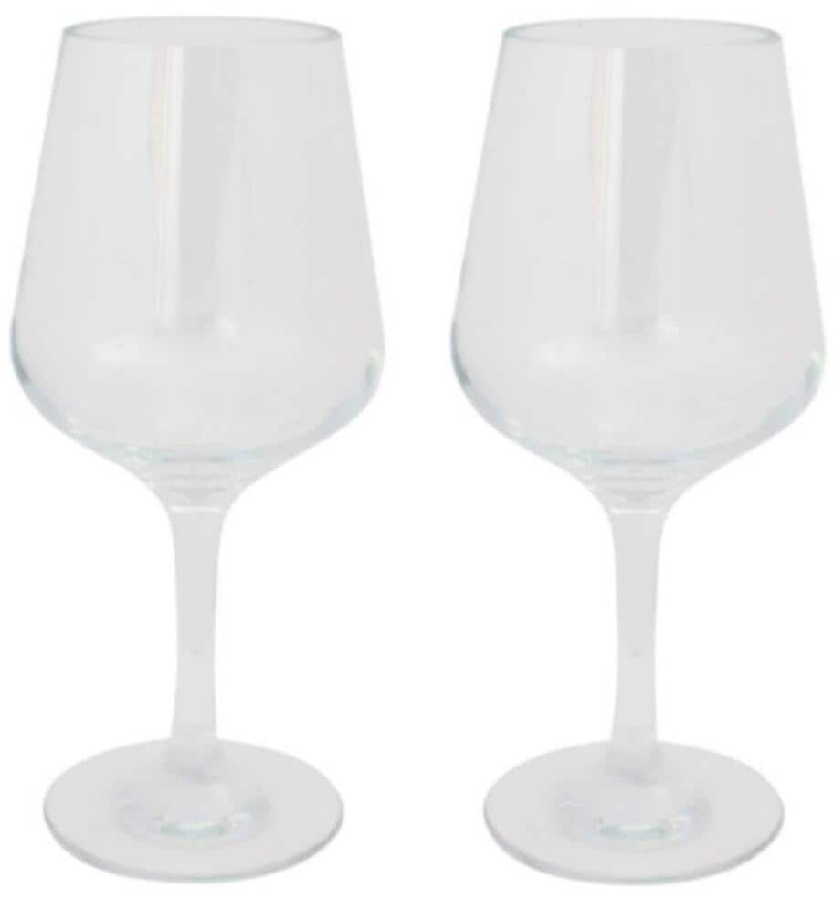 Vinglass polykarbonat 2-pk Eurotrail for camping og utendørs bruk