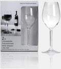 Vinglass-sett Standard 340ml polykarbonat 2 stk - Flamefield sett forfra