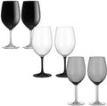 Vinglass Thango polykarbonat 600 ml, 2-pakning - Brunner forfra