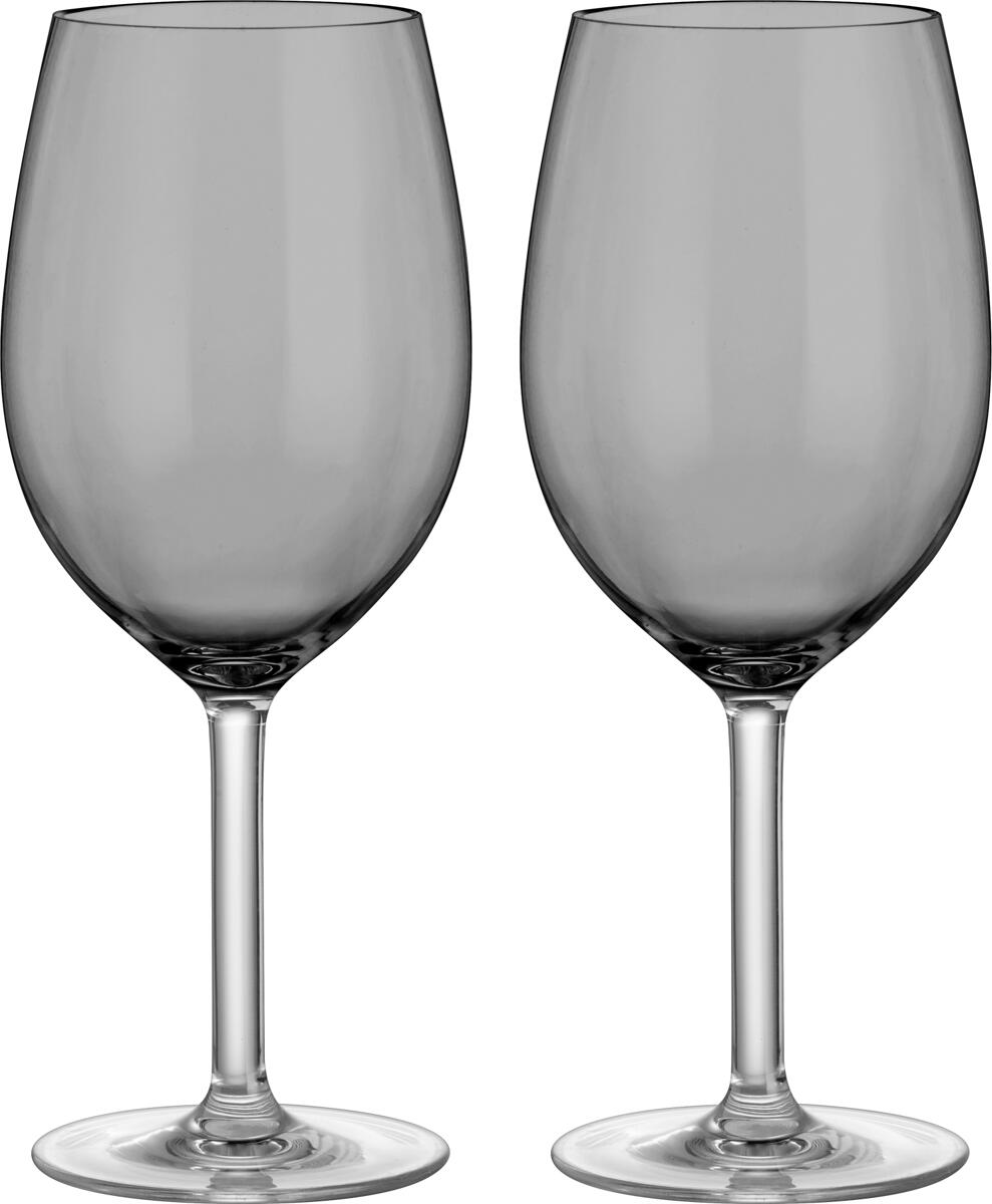 Montert Vinglass Thango polykarbonat 600 ml, 2-pakning - Brunner i bruk