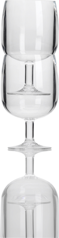 Vinglass Wine Goblet stabelbart 2-pk 260 ml polykarbonat forfra