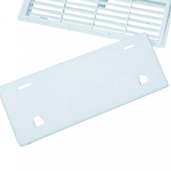 Vinterdeksel for kjøleskapsventilasjon 36,5 x 14 cm hvit