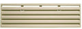 Vinterdeksel for ventilasjonsrist 43,5x13 cm kremhvit - Thetford forfra