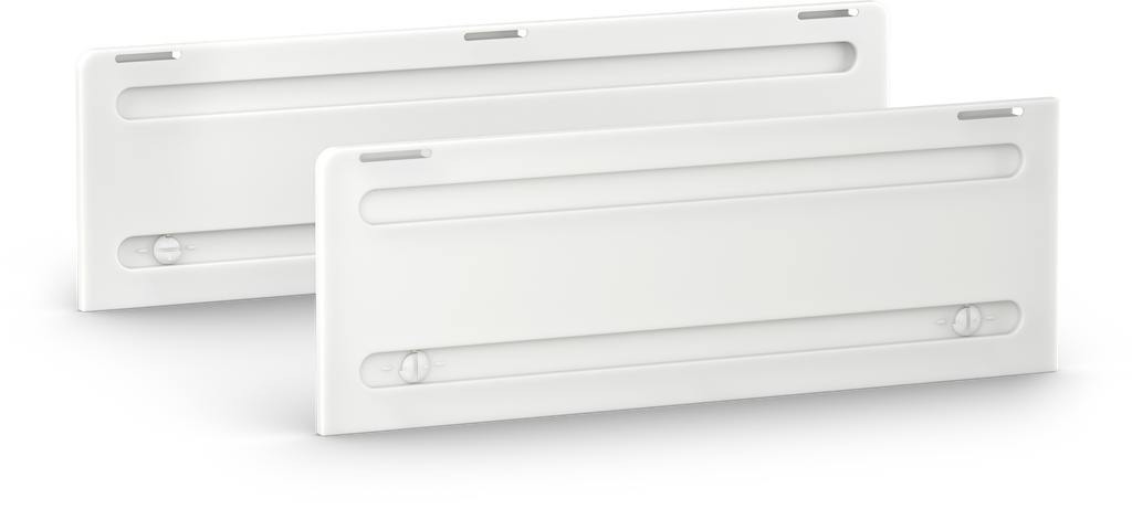 Vinterdeksel WA 120/130 for LS 100 og LS 200 ventilrist hvit forfra