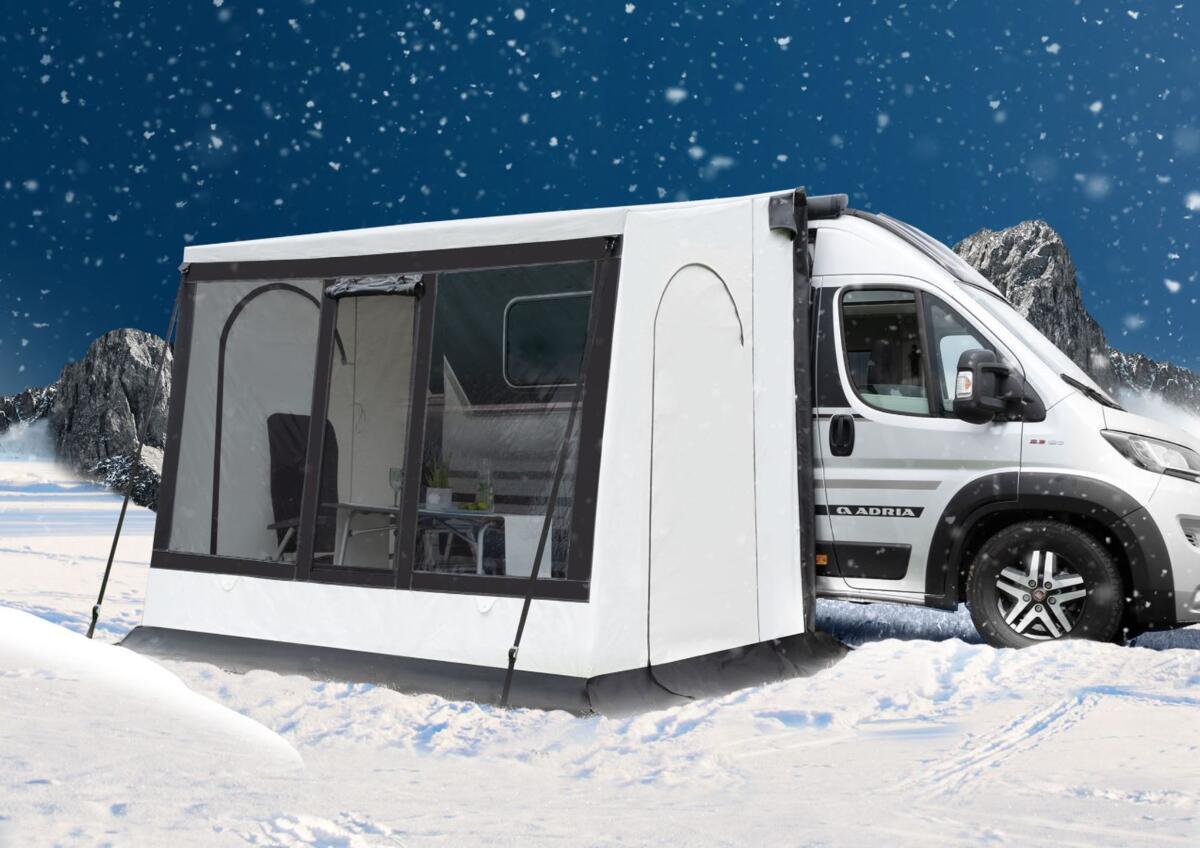 Detaljbilde av Vinterfortelt Inuit Polar 200x250 cm materiale og vindu