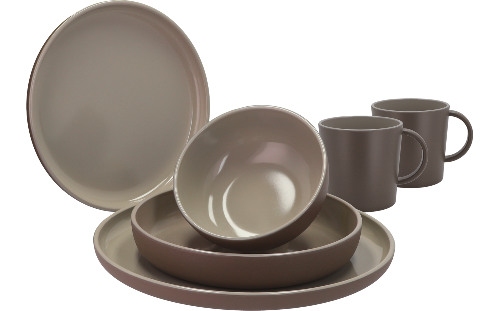 Viona skål Ø 14 cm steinfarget, resirkulert PET-materiale bakside