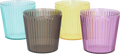 Vistosa drikkeglass 4-er sett 400 ml i RPET forfra