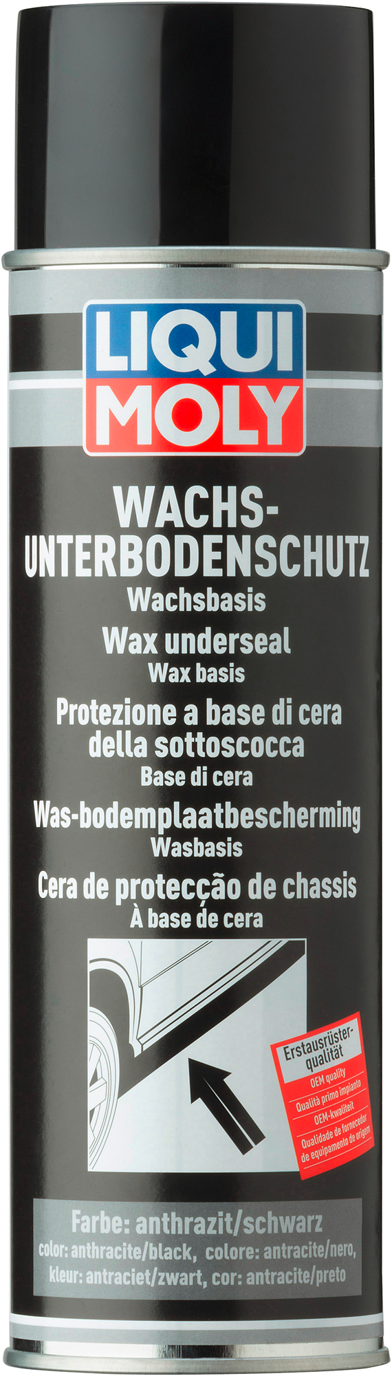 Voksbasert understellsbeskyttelse spray 500 ml antrasitt/svart Liqui Moly