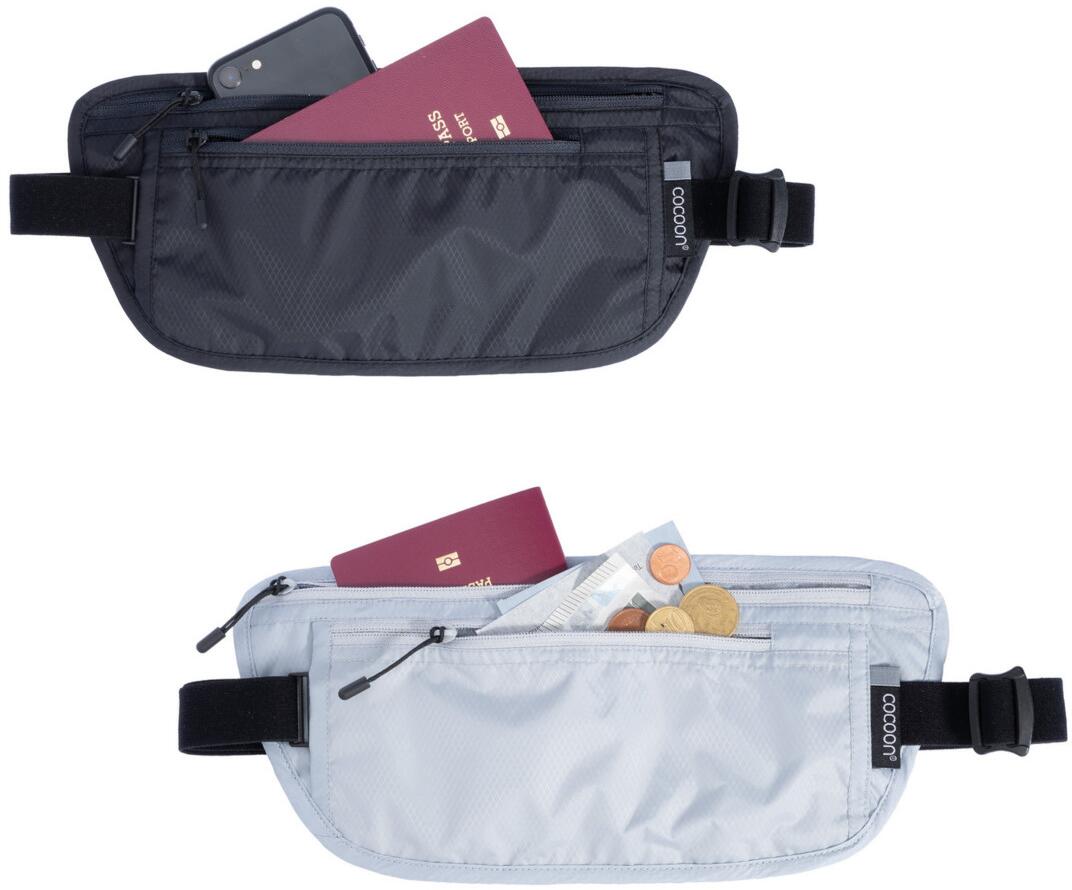 Waist Wallet light hofteveske RFID 30x14 cm fra Cocoon vist forfra