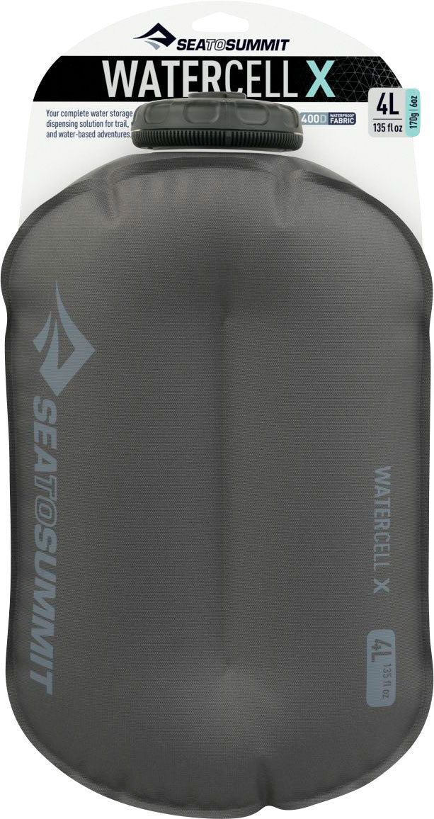 Watercell X sammenleggbar vannbeholder 4 l forfra