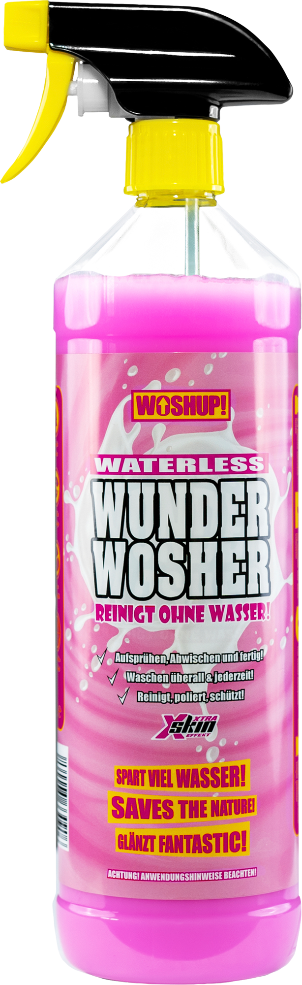 Waterless Wunder Wosher vannfritt rengjøringsmiddel 1 l forfra