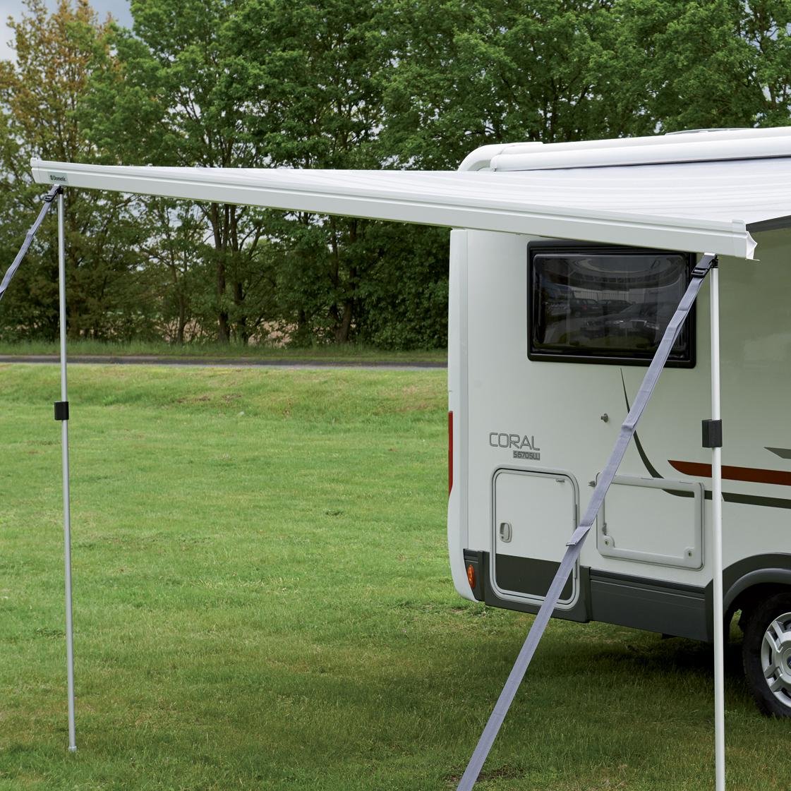 WeatherKit strekkstag for markise med motor - Dometic, forfra