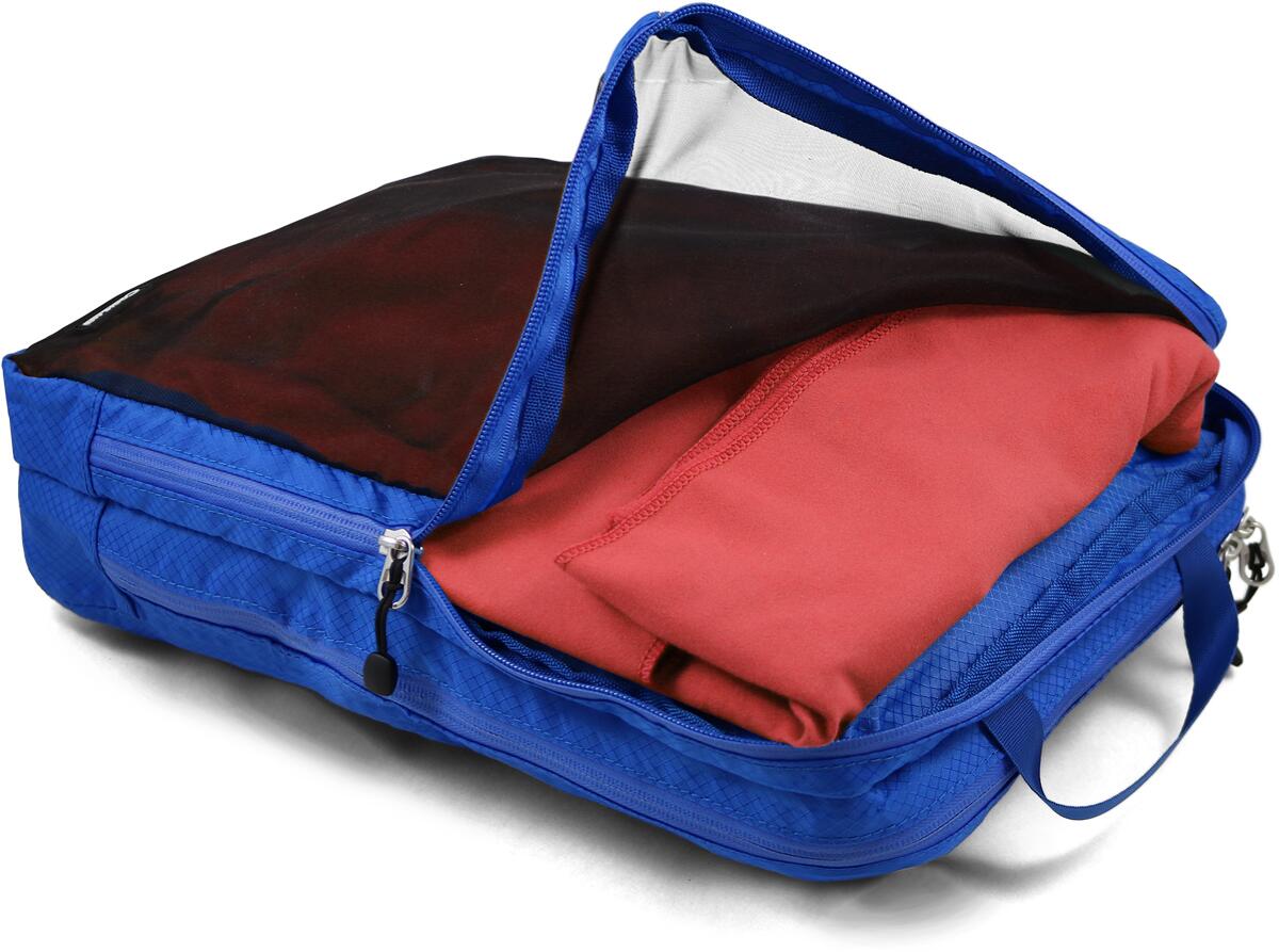 Wet & Dry pakkepose med to rom, ripstop nylon 25x38 cm forfra