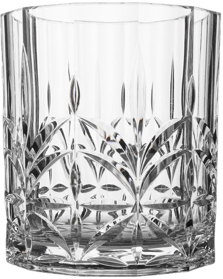 Whiskyglass kunststoff 400 ml med røykeffekt BPA-fri Bo-Camp forfra