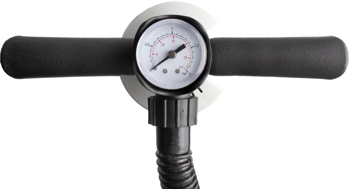 Whisper Alu luftpumpe med adaptersett detalj