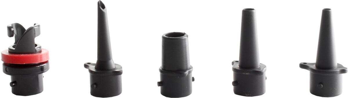 Whisper Alu luftpumpe med adaptersett montert