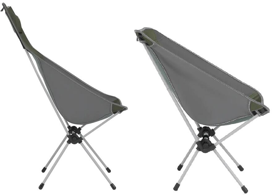 Willow Compact campingstol stålramme 120 kg lett sammenleggbar - Easy Camp bakside
